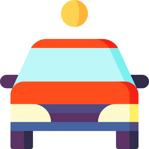 Solar car Special Flat icon