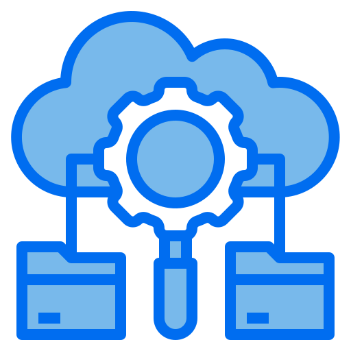 Cloud Payungkead Blue icon