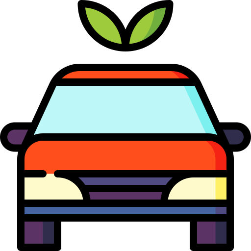 voiture écologique Special Lineal color Icône