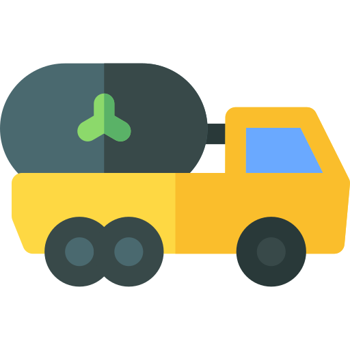 camión Basic Rounded Flat icono