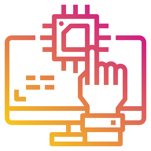 Processor Payungkead Gradient icon