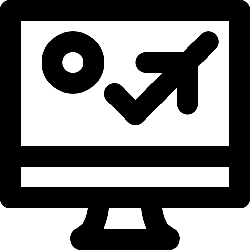 Booking Basic Black Outline icon