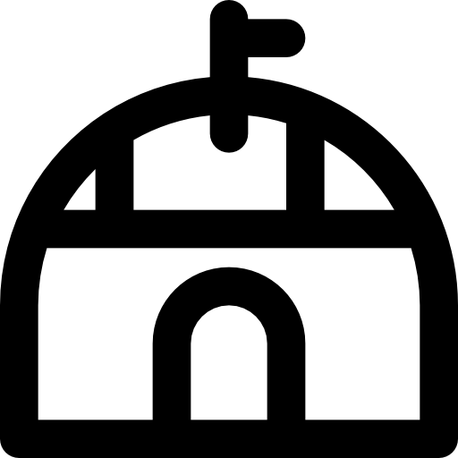 Igloo Basic Black Outline icon