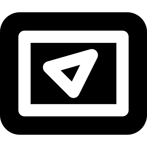 Gps Basic Black Solid icon