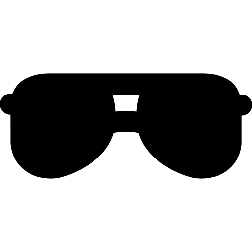 oculos de sol Basic Black Solid Ícone