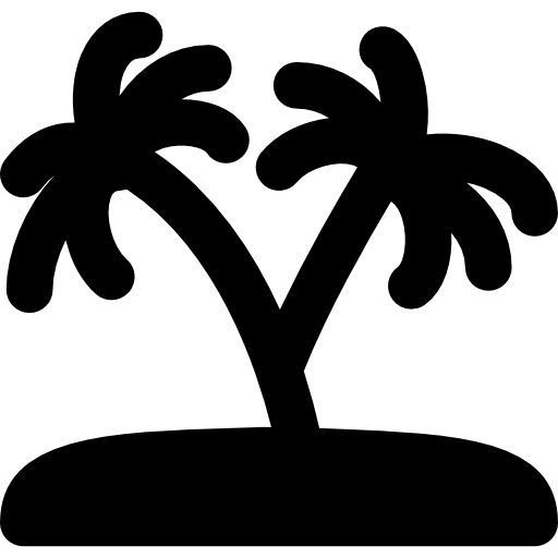 Island Basic Black Solid icon