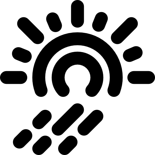 regnerisch Basic Black Outline icon