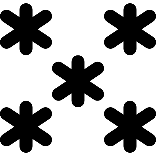Śnieg Basic Black Outline ikona