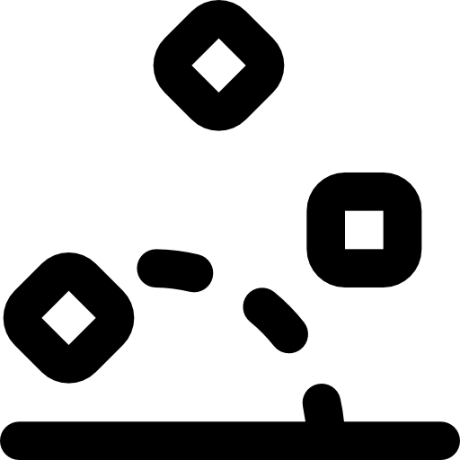 granizo Basic Black Outline icono