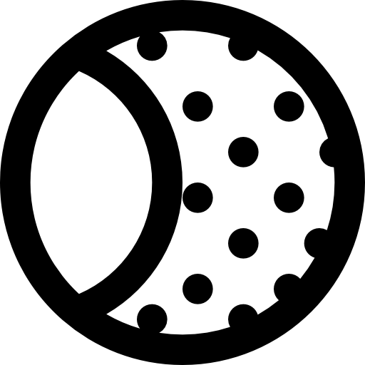 luna Basic Black Outline icona