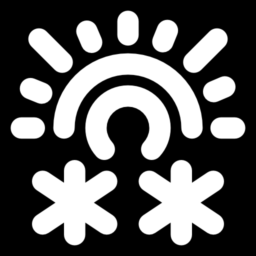 Snowy Basic Black Solid icon