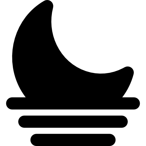 luna Basic Black Solid icono