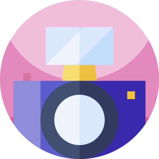 kamera Geometric Flat Circular Flat icon