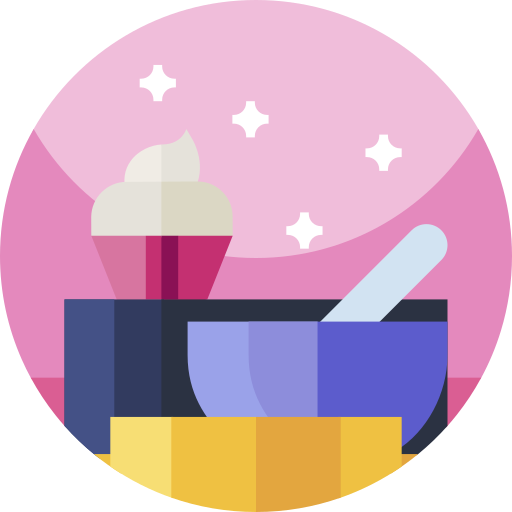 Baking Geometric Flat Circular Flat icon