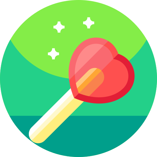 Lollipop Geometric Flat Circular Flat icon