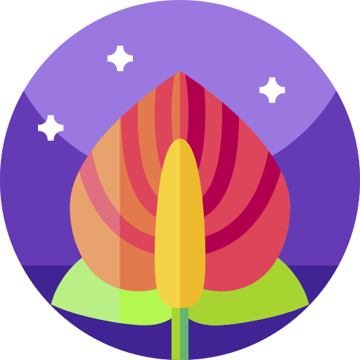 tulipan Geometric Flat Circular Flat ikona