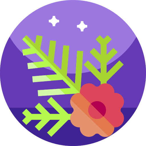 Flower Geometric Flat Circular Flat icon