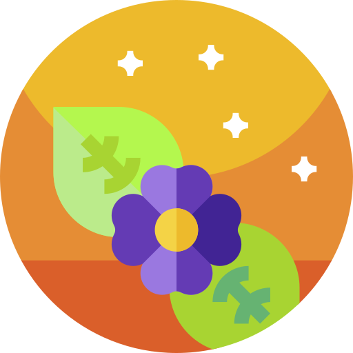 Flower Geometric Flat Circular Flat icon