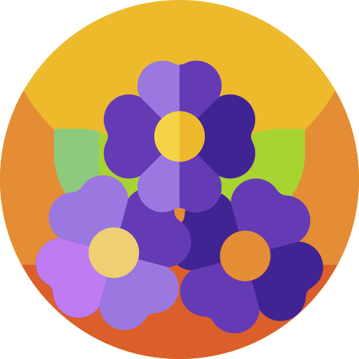 flor Geometric Flat Circular Flat icono