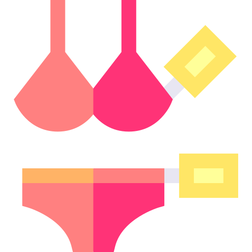 bikini Basic Straight Flat icon