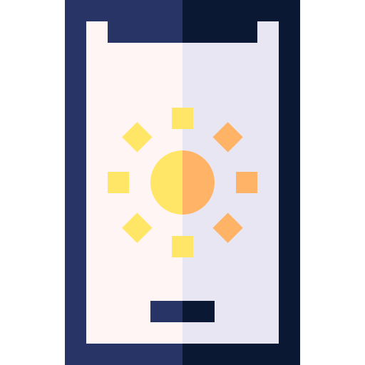 smartphone Basic Straight Flat icono