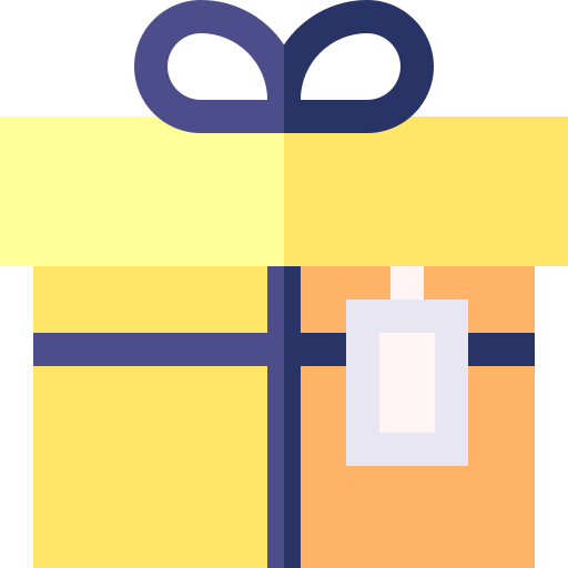 Gift Basic Straight Flat icon