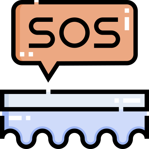 sos Detailed Straight Lineal color icon