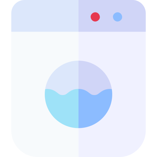 pralka Basic Rounded Flat ikona