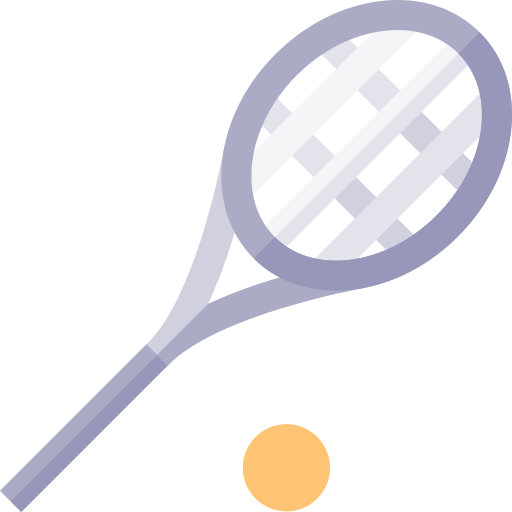 Большой теннис Basic Straight Flat иконка