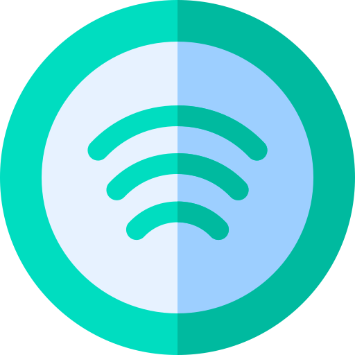 Сигнал wi-fi Basic Rounded Flat иконка