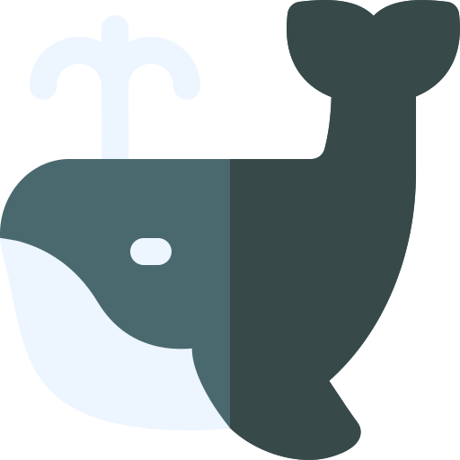 Whale Basic Rounded Flat icon