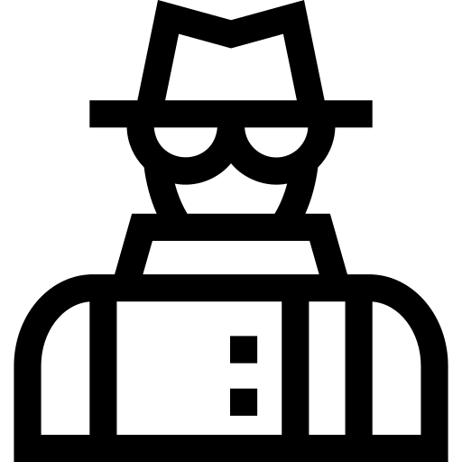 détective Basic Straight Lineal Icône