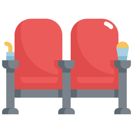 asiento de cine Generic Flat icono
