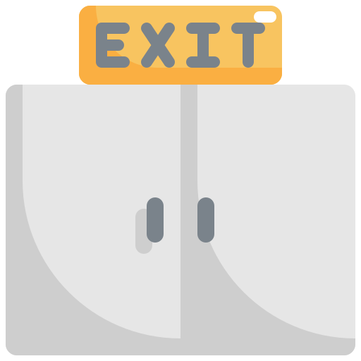 Exit door Generic Flat icon