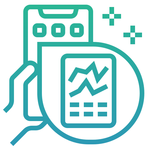 Stock market Generic Gradient icon