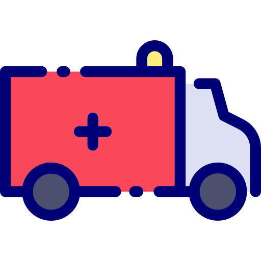 krankenwagen Good Ware Lineal Color icon