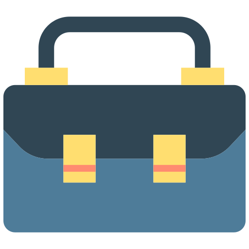 Briefcase Good Ware Flat icon