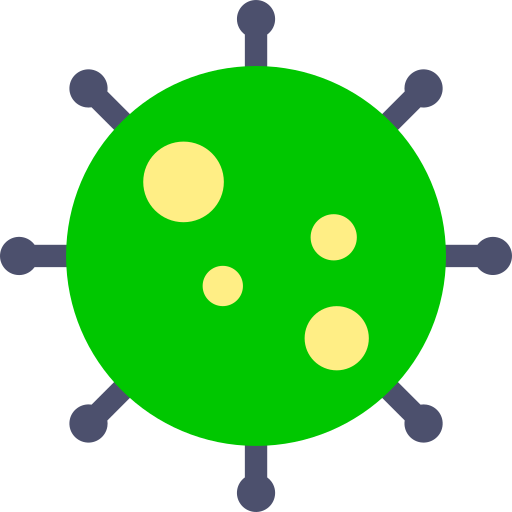 coronavirus Good Ware Flat icono