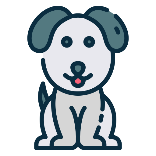 Dog Good Ware Lineal Color icon