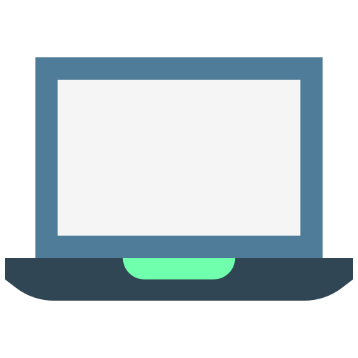 ordenador portátil Good Ware Flat icono