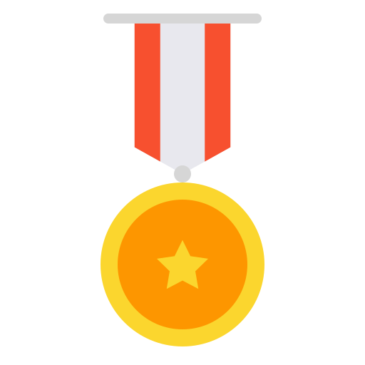 médaille Good Ware Flat Icône
