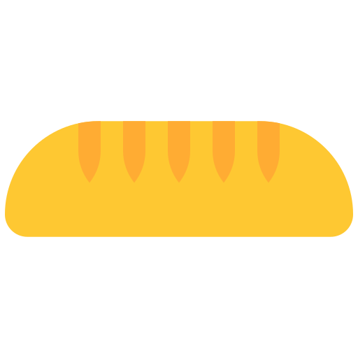 Bread Good Ware Flat icon