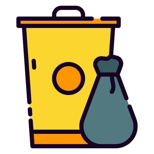 Garbage Good Ware Lineal Color icon