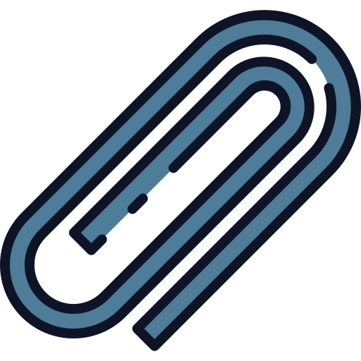 Paperclip Good Ware Lineal Color icon