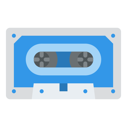 Cassette Iconixar Flat icon
