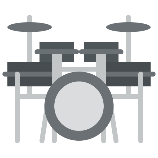 Drum Iconixar Flat icon