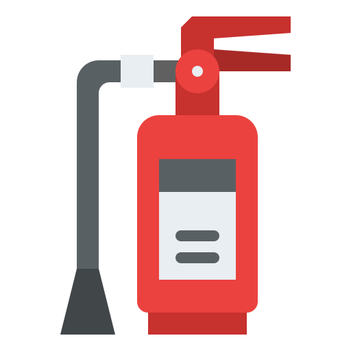 extintor de incendios Iconixar Flat icono