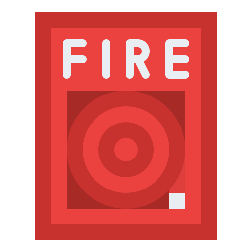 manguera de fuego Iconixar Flat icono