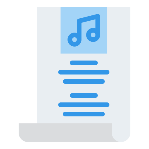 Lyric Iconixar Flat icon