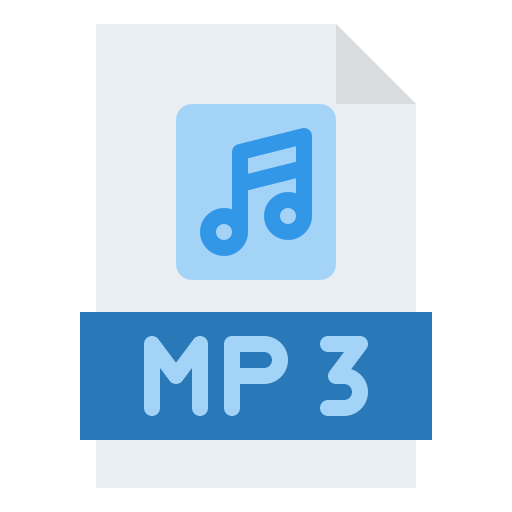 mp3 Iconixar Flat icoon